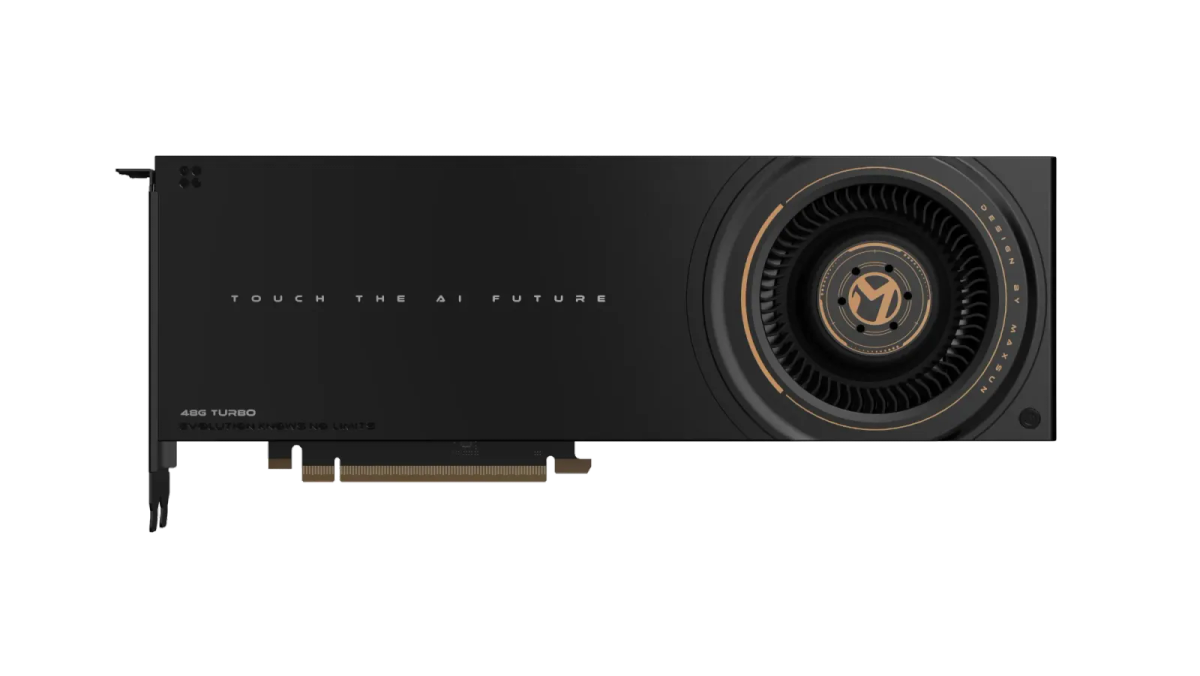 כרטיס מסך – Maxsun Intel Arc Pro B60 Dual Turbo 48GB – צבע שחור