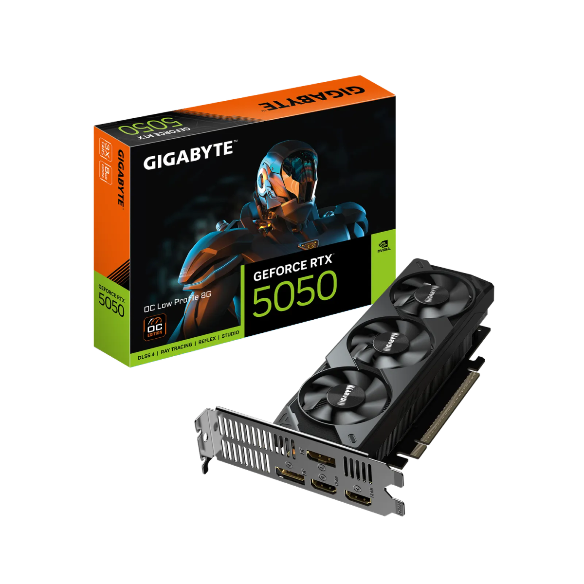 כרטיס מסך – Gigabyte GeForce RTX 5050 OC Low Profile 8GB – צבע שחור
