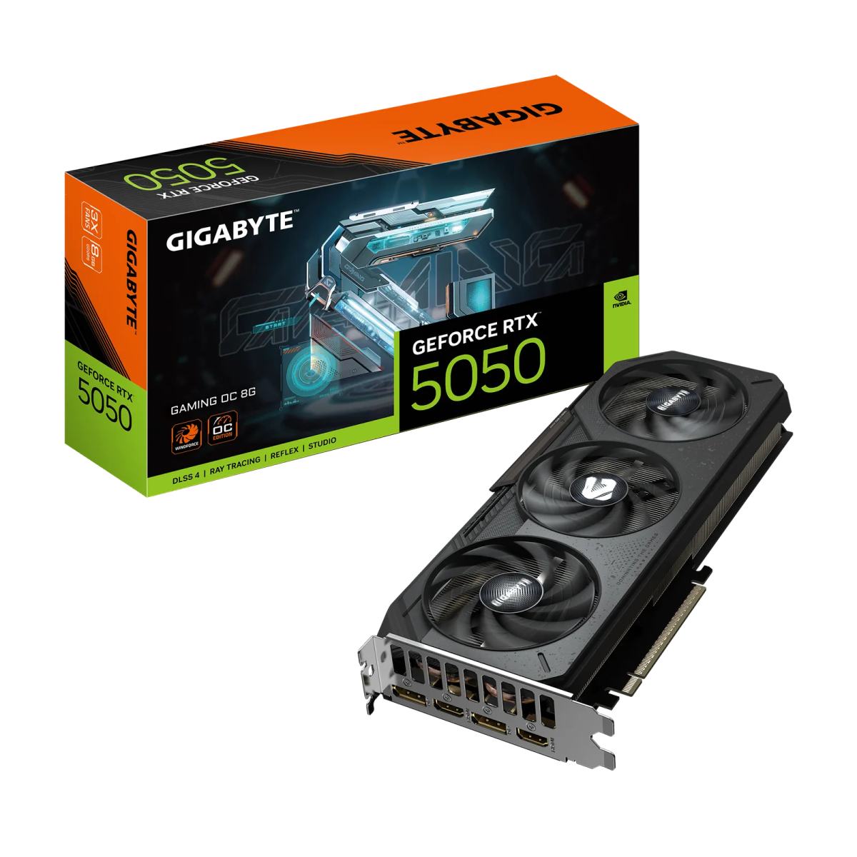 כרטיס מסך – Gigabyte GeForce RTX 5050 Gaming OC 8GB – צבע שחור