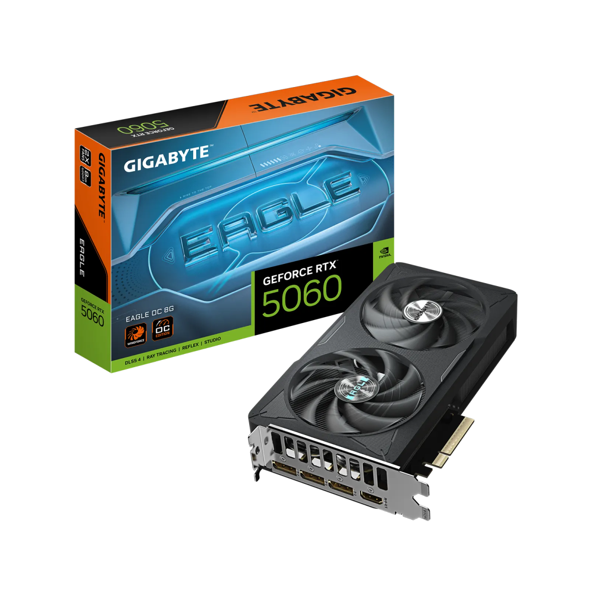 כרטיס מסך – Gigabyte GeForce RTX 5060 Eagle OC 8GB – צבע שחור