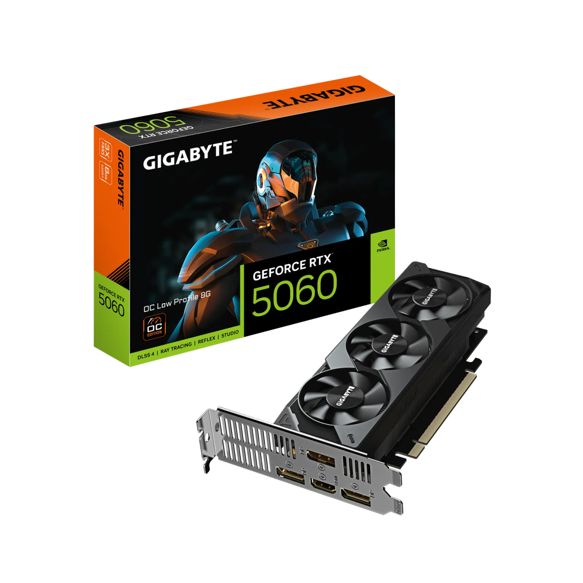 כרטיס מסך – Gigabyte GeForce RTX 5060 OC Low Profile 8GB – צבע שחור