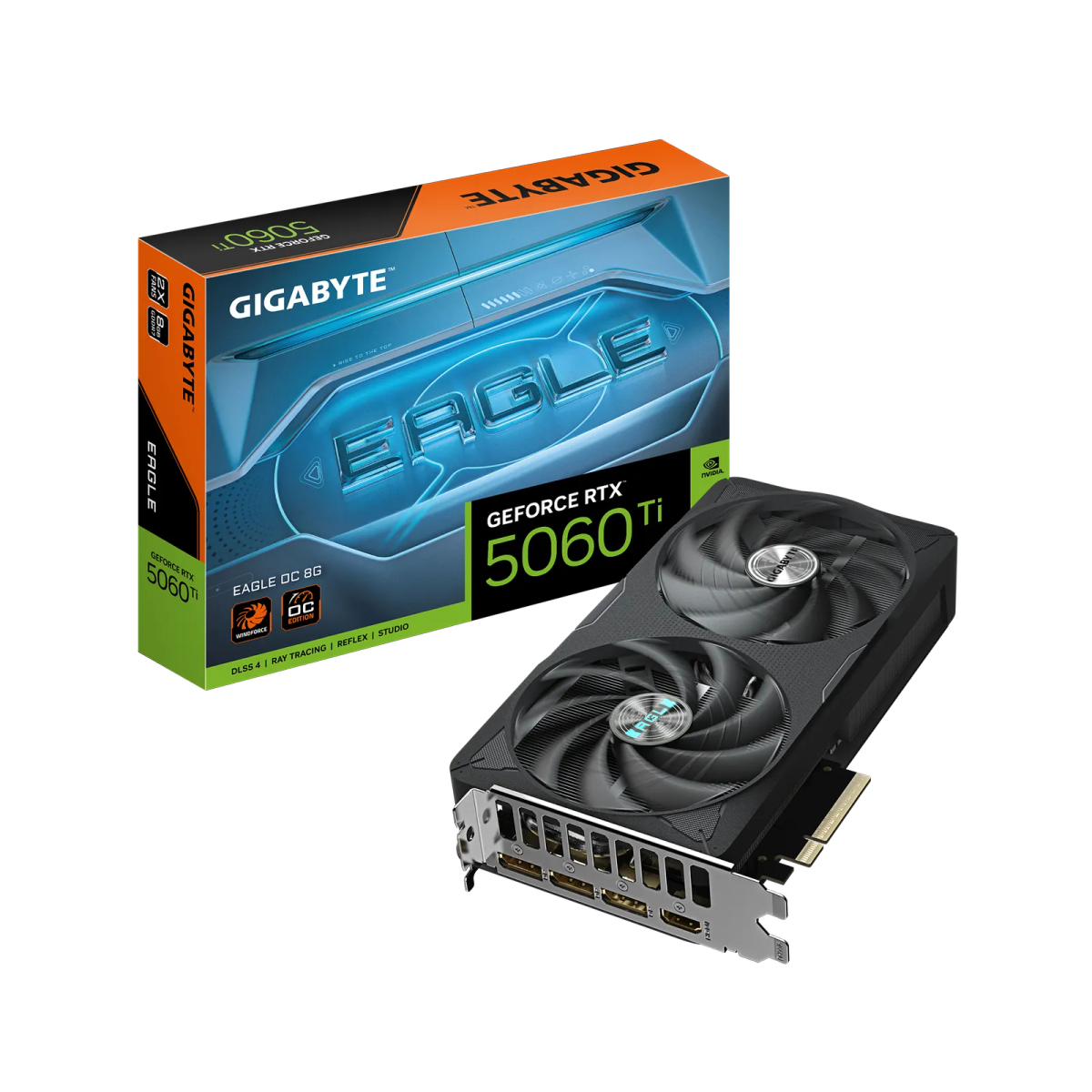 כרטיס מסך – Gigabyte GeForce RTX 5060 Ti Eagle OC 8GB – צבע שחור