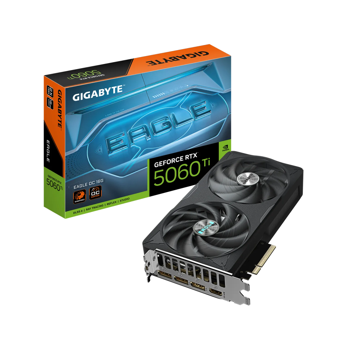 כרטיס מסך – Gigabyte GeForce RTX 5060 Ti Eagle OC 16GB – צבע שחור