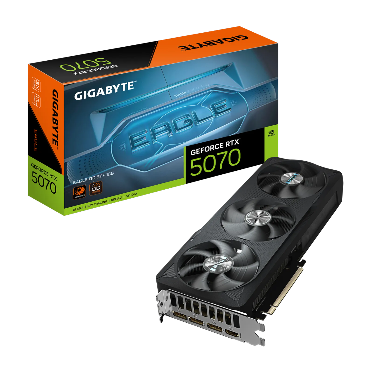 כרטיס מסך – Gigabyte GeForce RTX 5070 Eagle OC SFF 12GB – צבע שחור