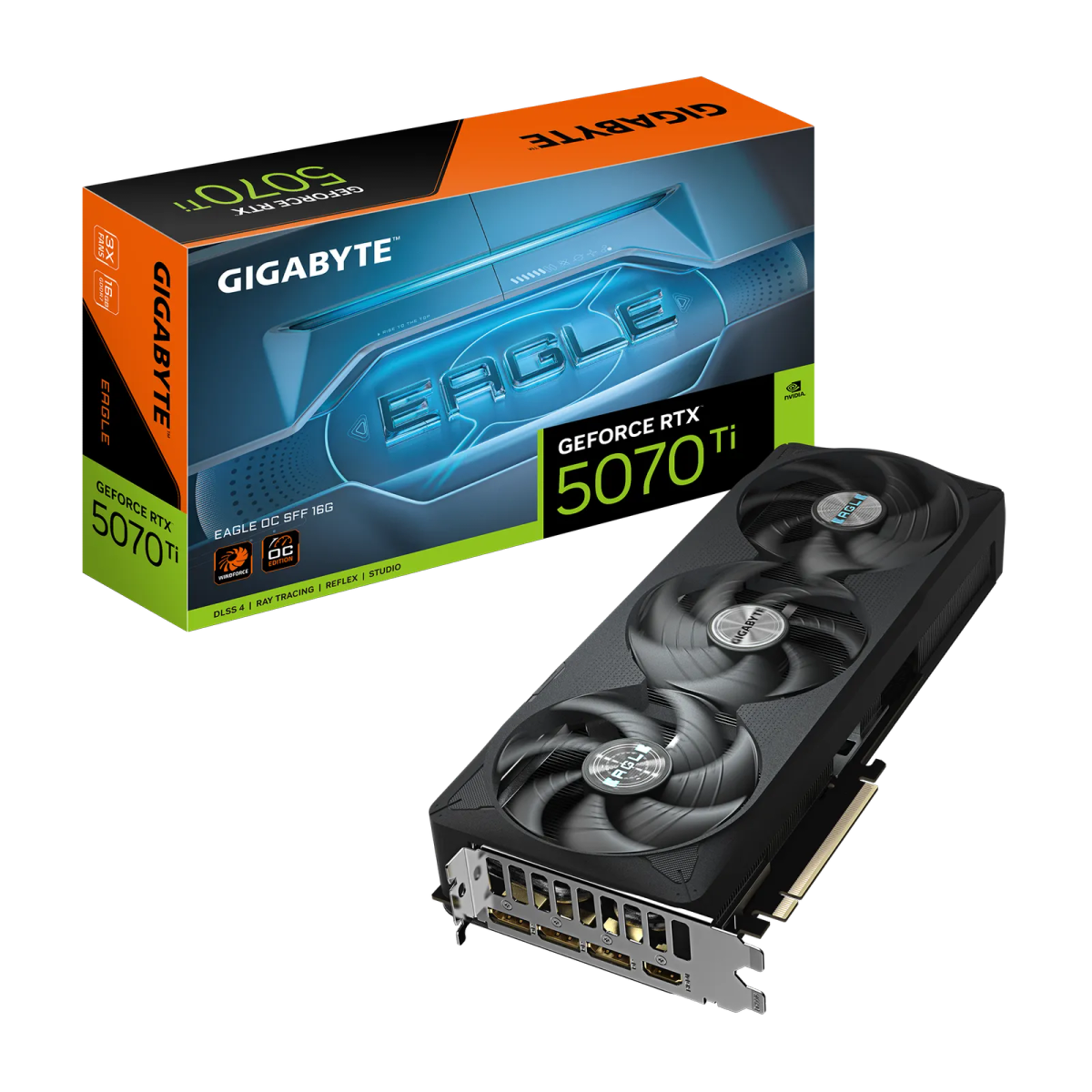 כרטיס מסך – Gigabyte GeForce RTX 5070 Ti Eagle OC SFF 16GB – צבע שחור