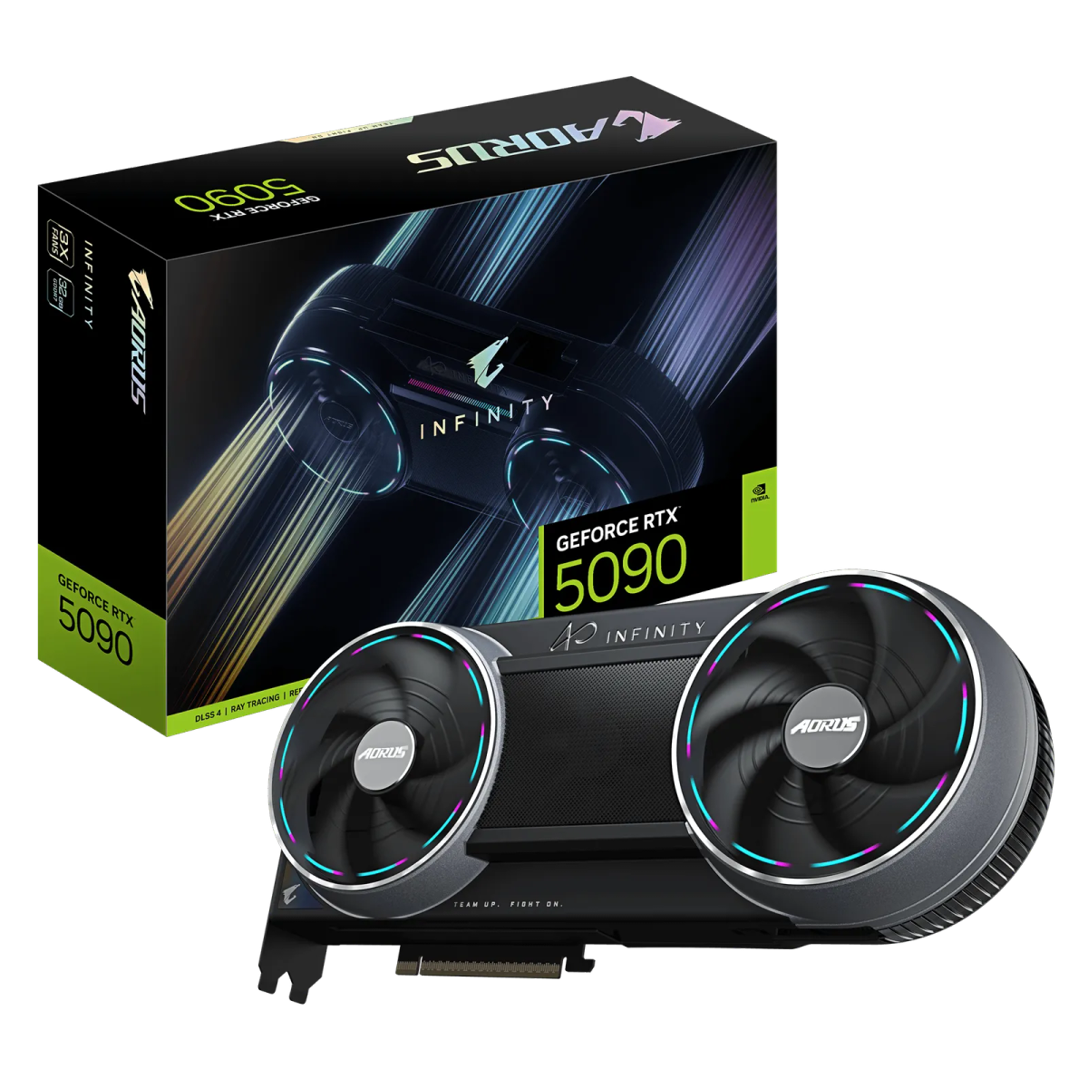 כרטיס מסך – Gigabyte Aorus GeForce RTX 5090 INFINITY 16GB – צבע שחור