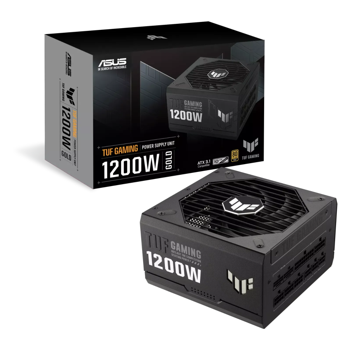ספק כוח מודולרי – ASUS TUF Gaming 1200W (ATX 3.1) 80+ Gold – צבע שחור