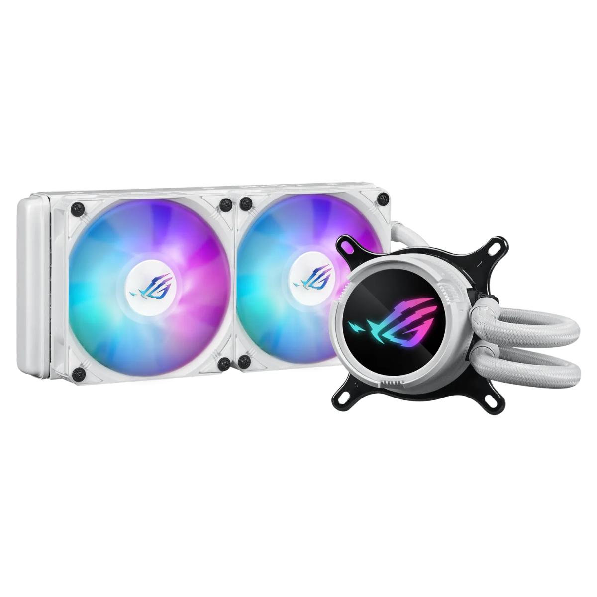 קירור נוזלי למעבד – ASUS ROG Strix LC III 240 ARGB White Edition AIO 240mm – צבע לבן