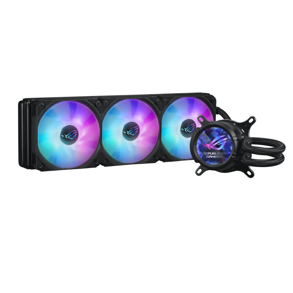 קירור נוזלי למעבד – ASUS ROG STRIX LC III 360 ARGB LCD AIO 360mm – צבע שחור
