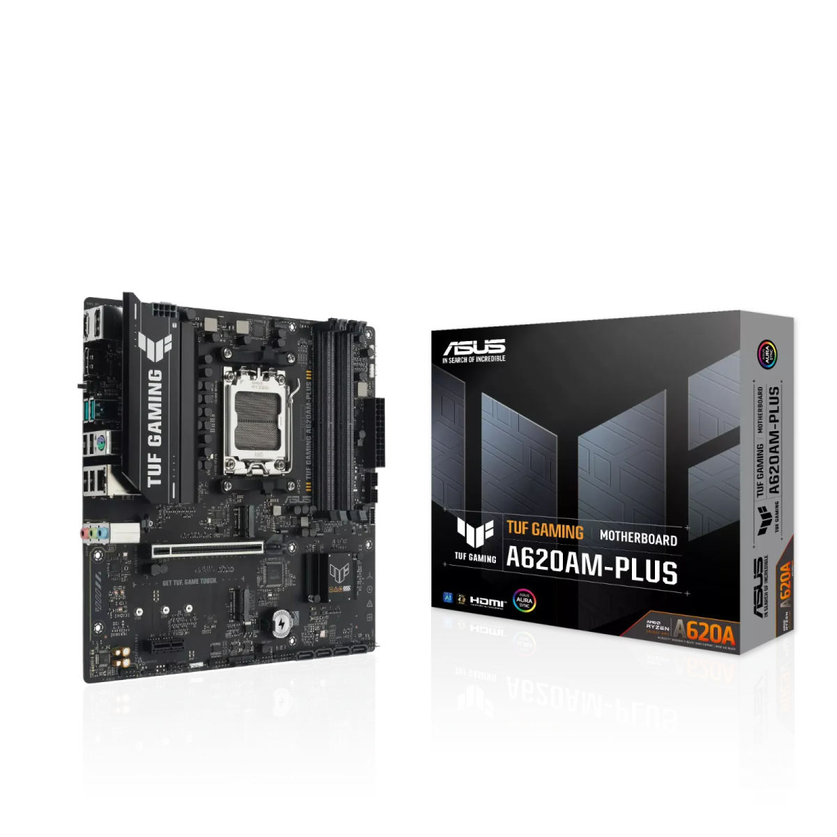 לוח אם – ASUS TUF GAMING A620AM-PLUS Micro-ATX AM5 DDR5 - צבע שחור