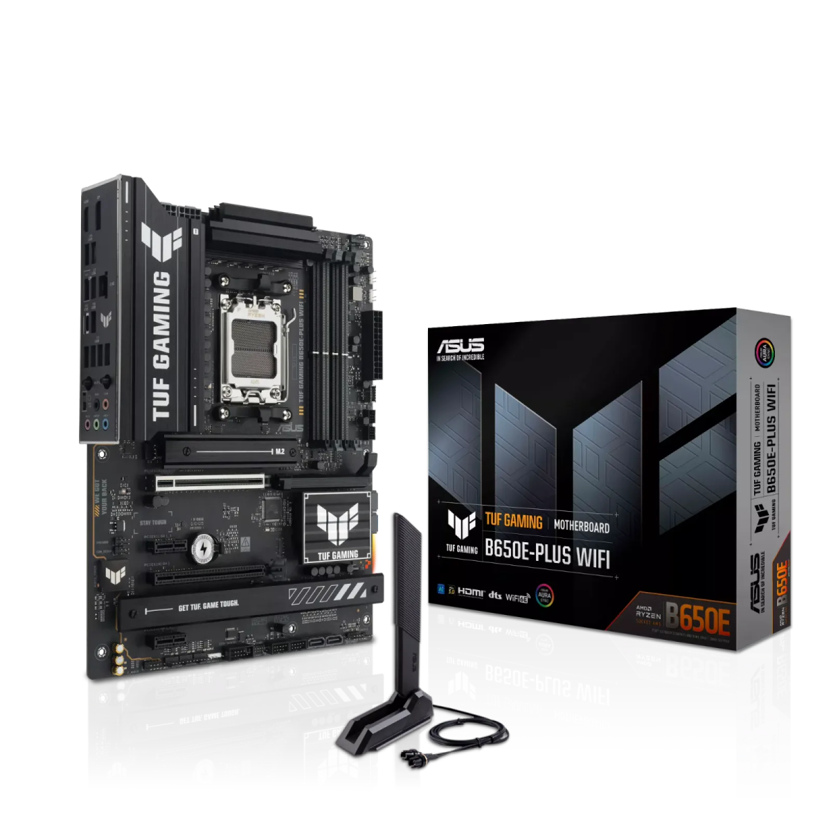לוח אם – ASUS TUF GAMING B650E-PLUS WIFI ATX AM5 DDR5 - צבע שחור