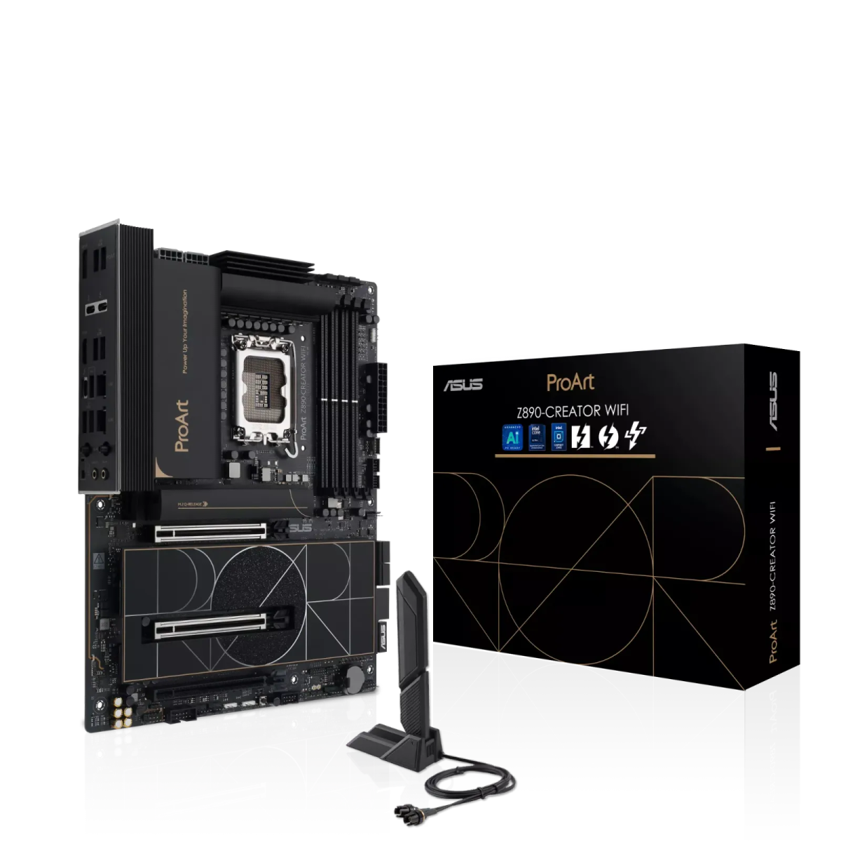 לוח אם – ASUS ProArt Z890 CREATOR WIFI ATX LGA1851 DDR5 - צבע שחור