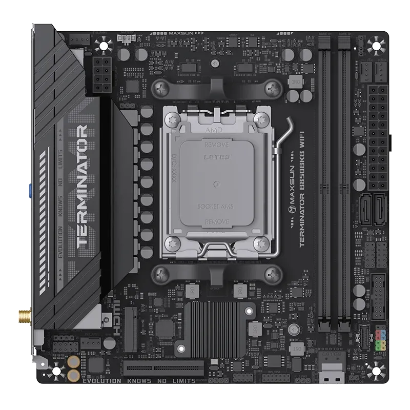 לוח אם – Maxsun Terminator B850BKB WIFI Mini-ITX AM5 DDR5 - צבע שחור