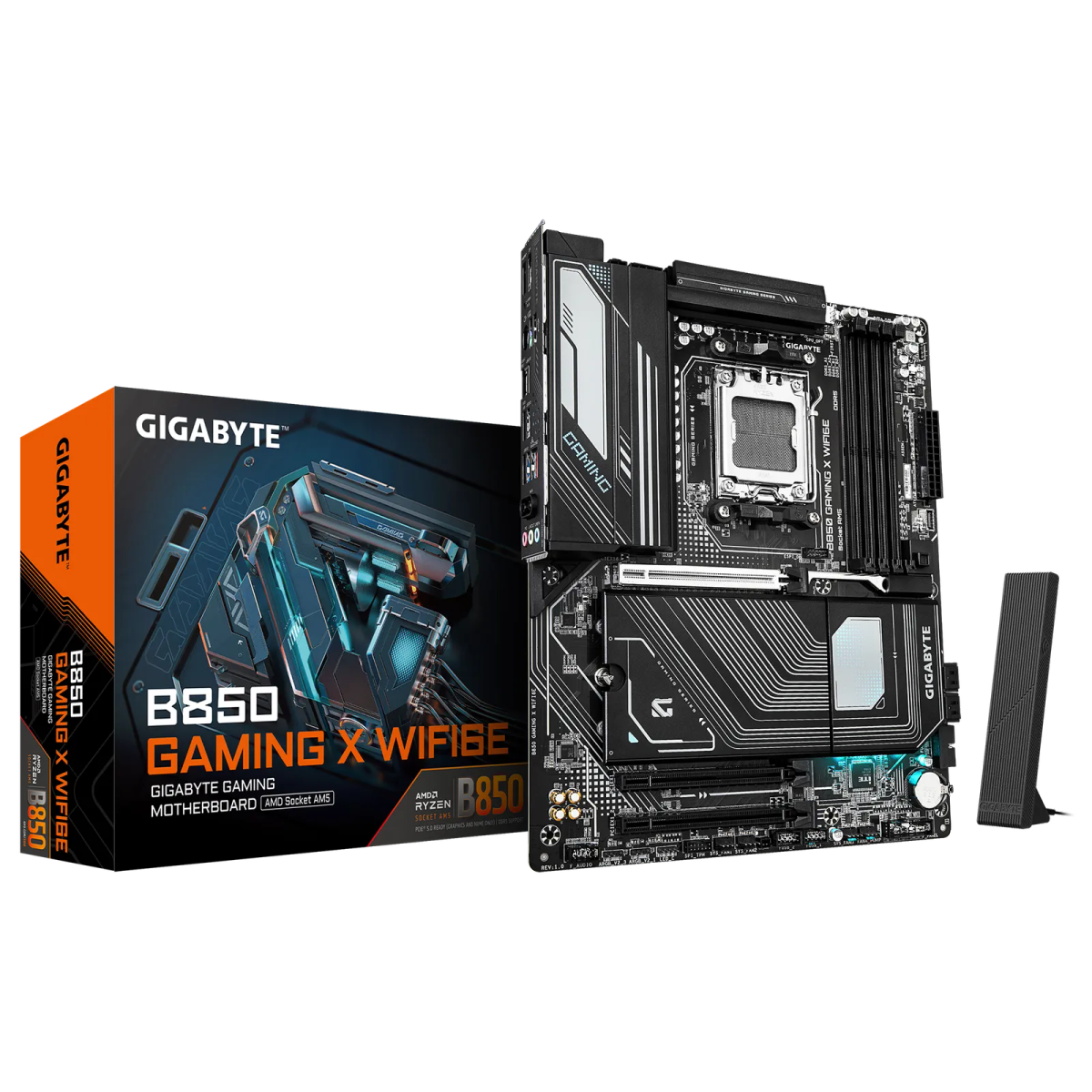 לוח אם – Gigabyte B850 GAMING X WIFI6E ATX AM5 DDR5 - צבע שחור