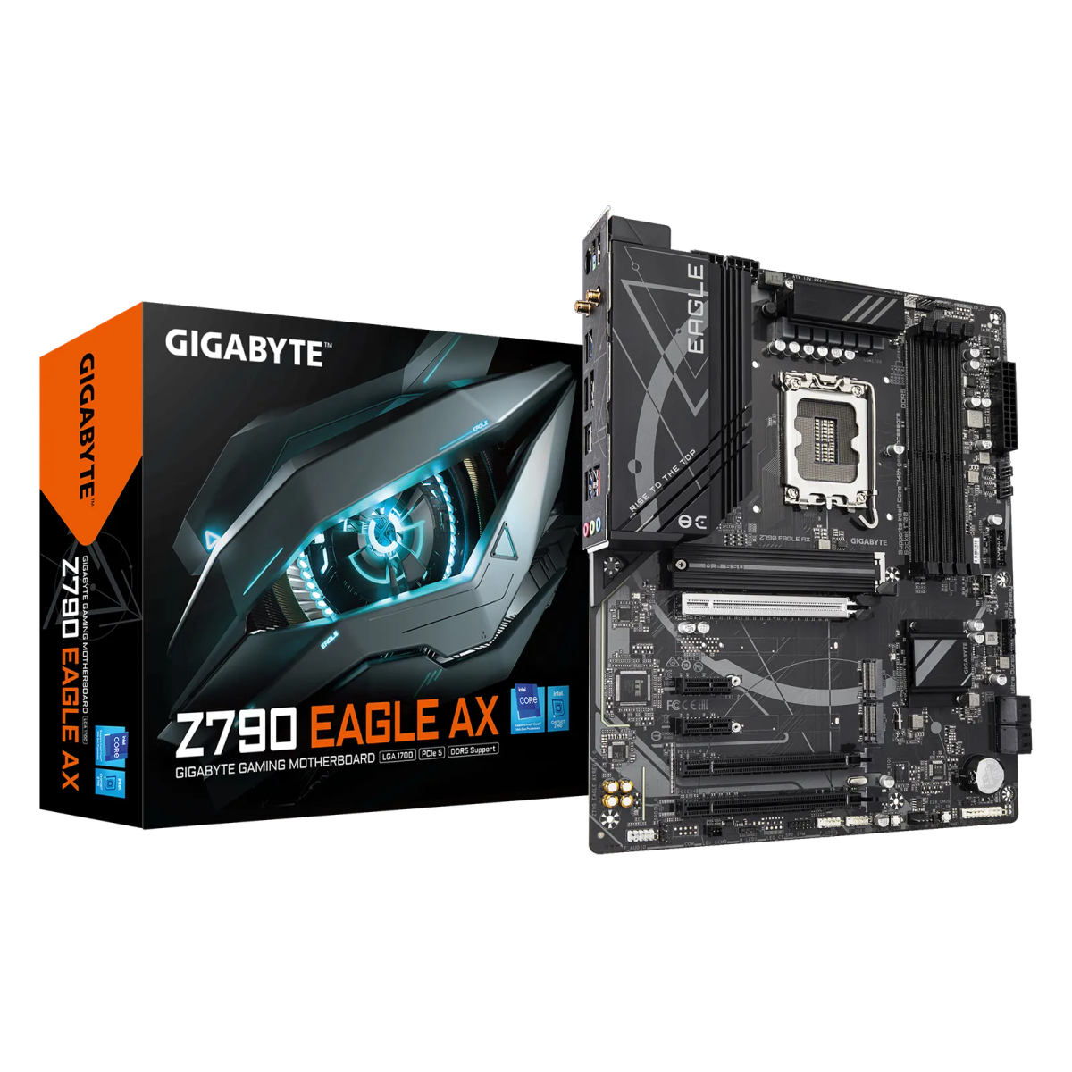 לוח אם – Gigabyte Z790 EAGLE AX ATX LGA1700 DDR5 - צבע שחור