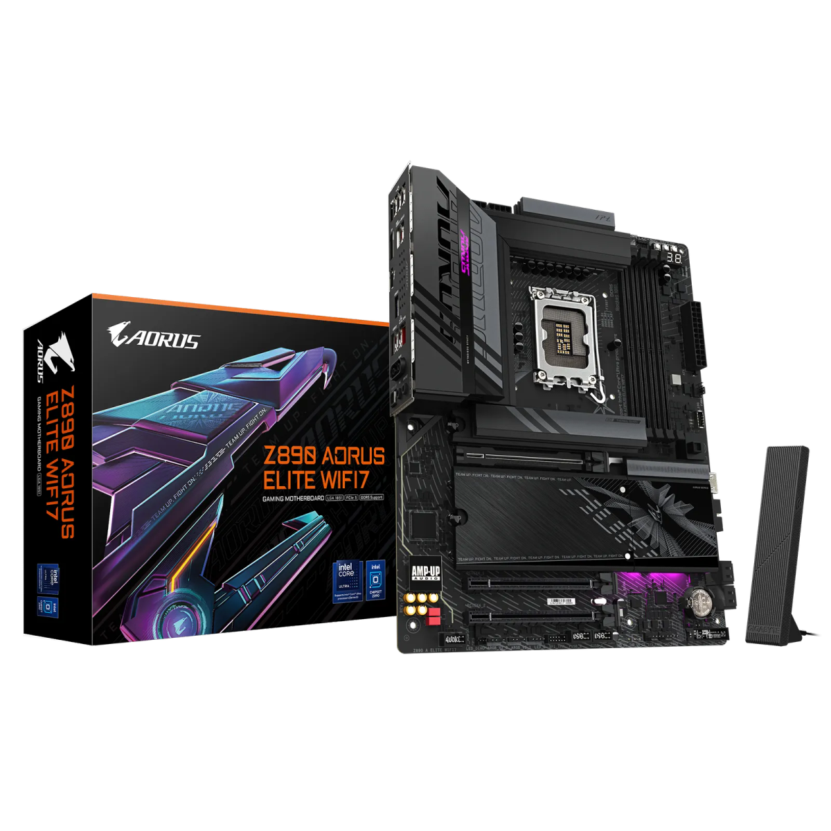 לוח אם – Gigabyte Z890 AORUS ELITE WIFI7 ATX LGA1851 DDR5 - צבע שחור