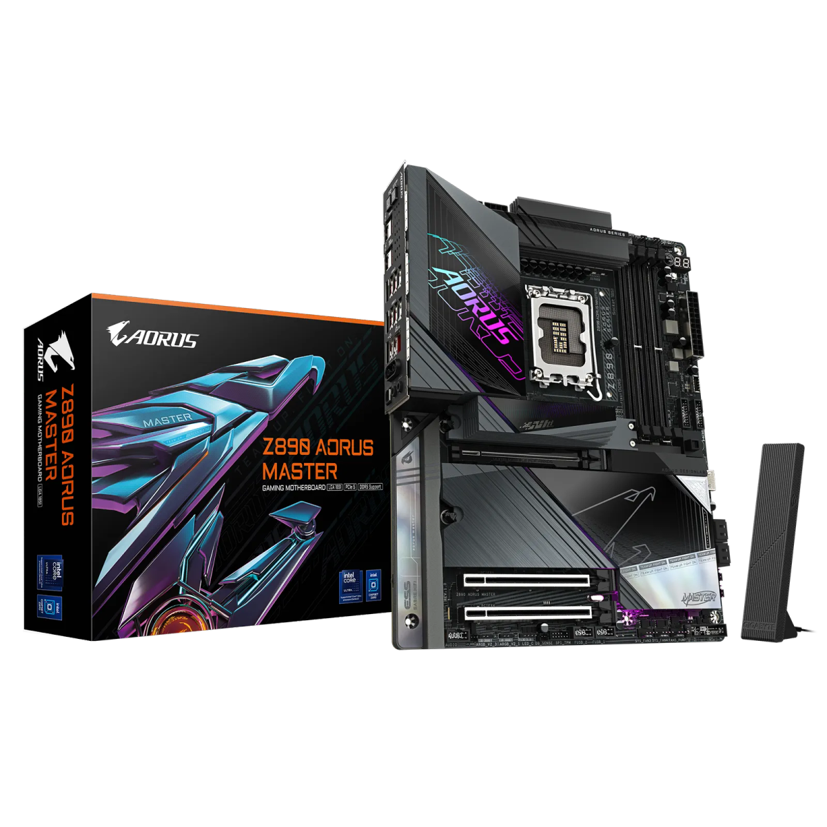 לוח אם – Gigabyte Z890 AORUS MASTER ATX LGA1851 DDR5 - צבע שחור