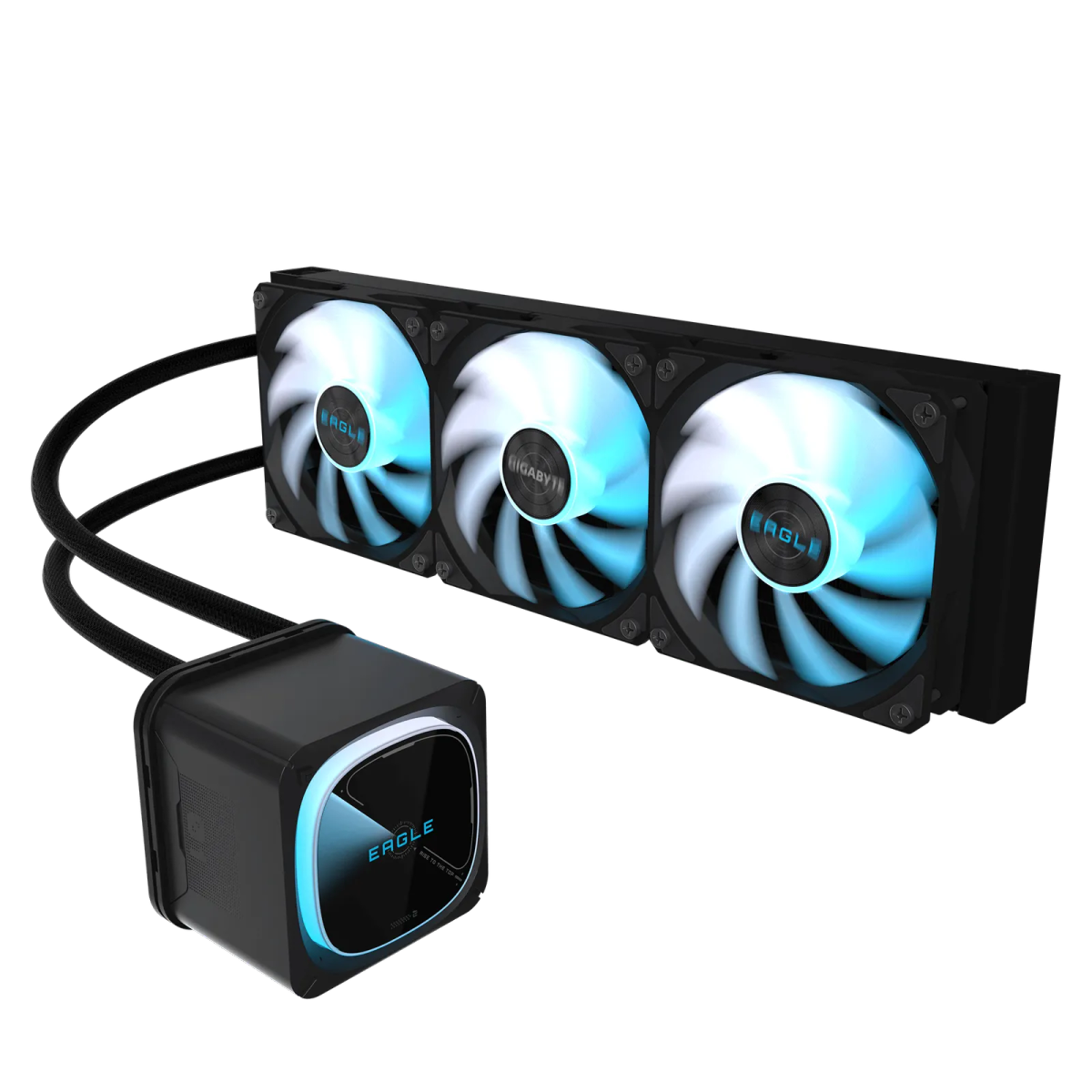 קירור נוזלי למעבד – Gigabyte Eagle 360 ICE ARGB AIO 360mm – צבע שחור