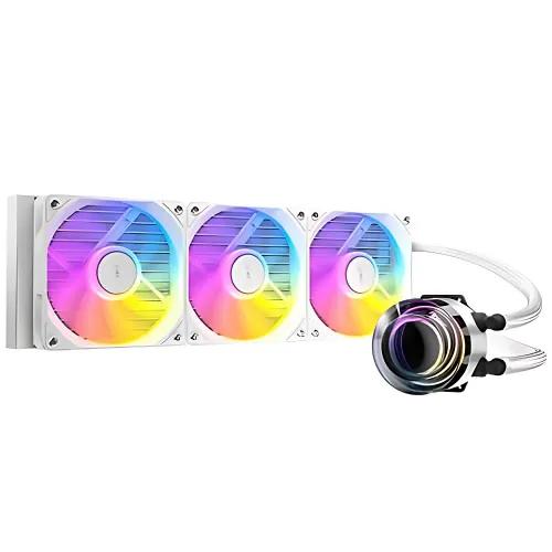קירור נוזלי למעבד – Antec Vortex Lum 360mm ARGB White – צבע לבן