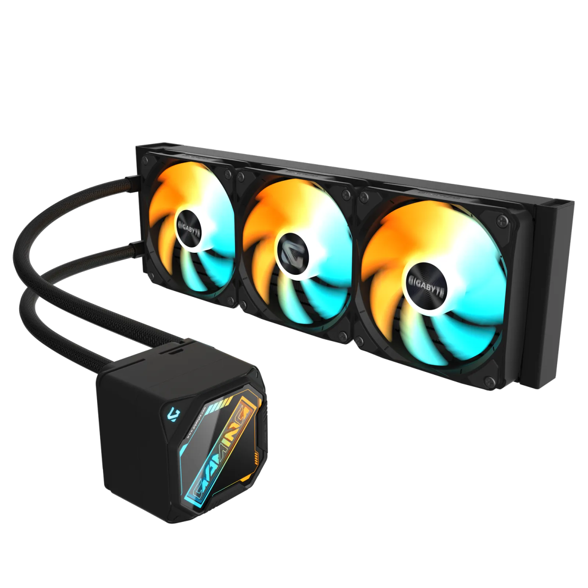 קירור נוזלי למעבד – Gigabyte Gaming 360 AIO 360mm – צבע שחור