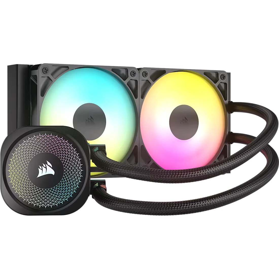 קירור נוזלי למעבד – Corsair Nantilus 240 RS ARGB AIO 240mm – צבע שחור