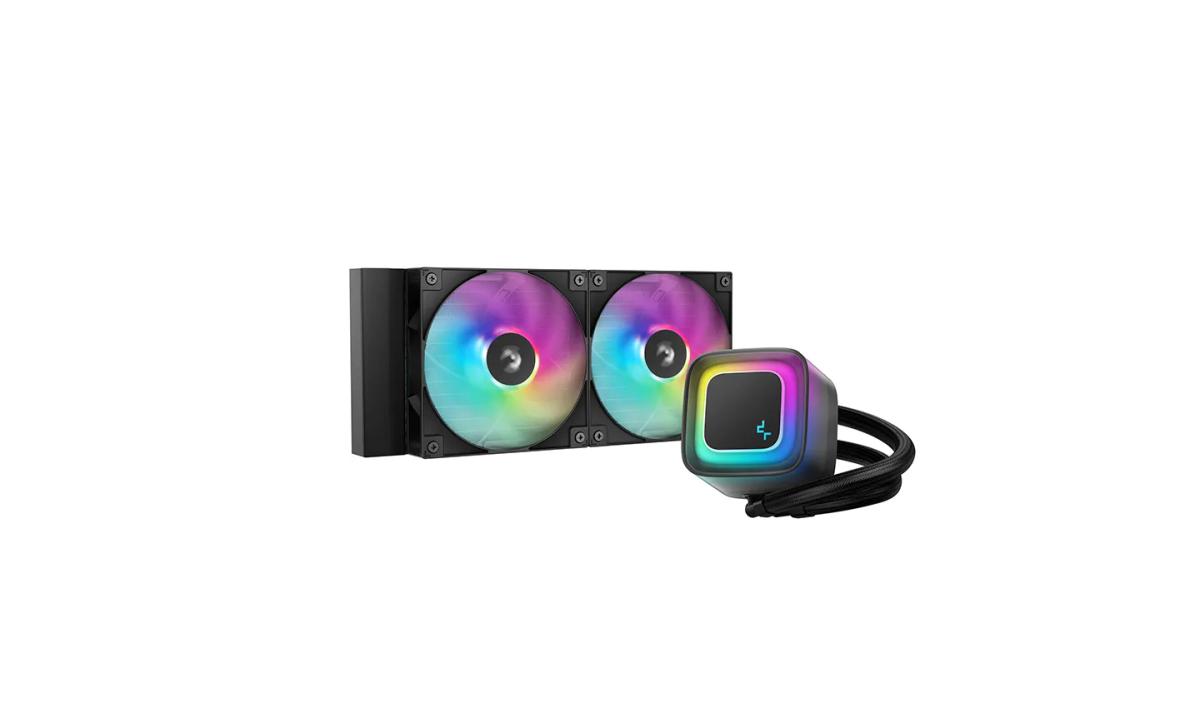 קירור נוזלי למעבד – DeepCool LE240 V2 ARGB AIO 240mm – צבע שחור