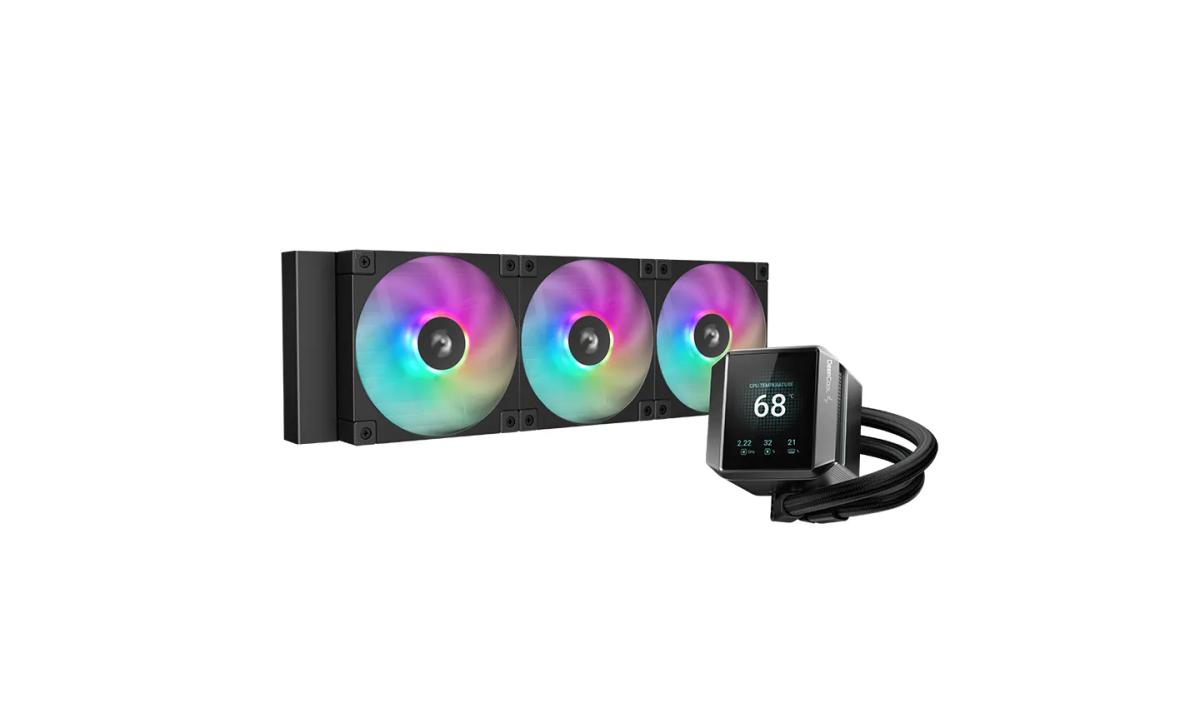 קירור נוזלי למעבד – DeepCool MYSTIQUE 360 ARGB Display AIO – צבע שחור