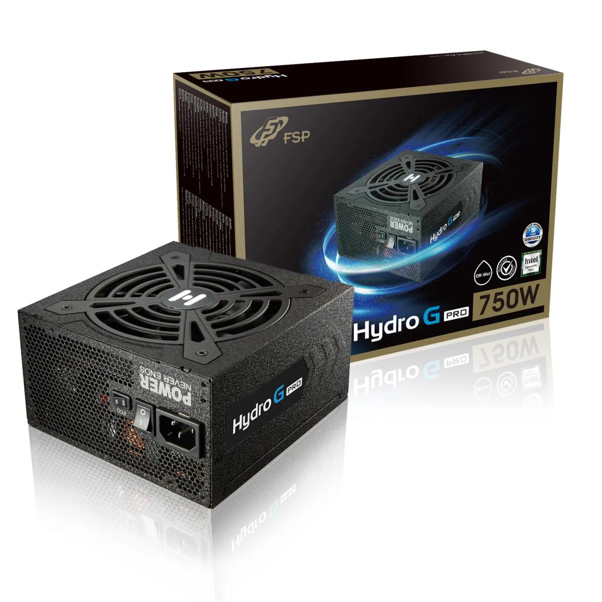 ספק כוח מודולרי – FSP Hydro G PRO 750W 80+ Gold – צבע שחור